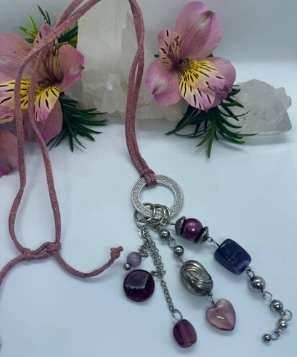 Vintage necklace pendant with - vintage,
