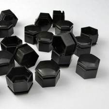 20 x 22mm Black Wheel Nut Bolt
