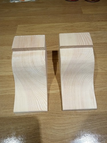 Pine wood corbels decorative - corbels,