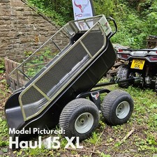 Quad Tow Tipping Trailer – Off-Road ATV Farm & Stable Yard Trailer - Haul 15 XL