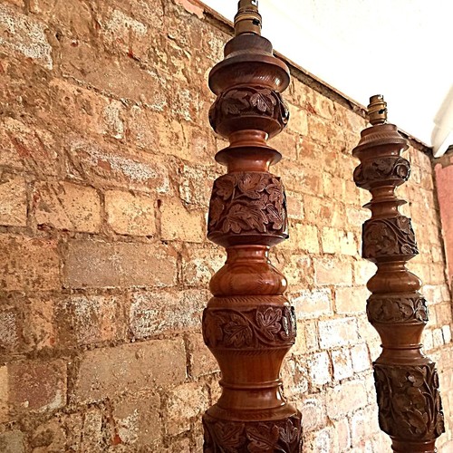 Kashmiri floor lamp 1930s 40s - kashmiri, 1930s/40s