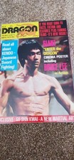 Dragon - The Kung Fu Monthly Poster Magazine No.8  Bruce Lee Poster 1970s  Mint