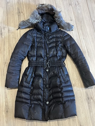 Duvet winter coat with real - coat,