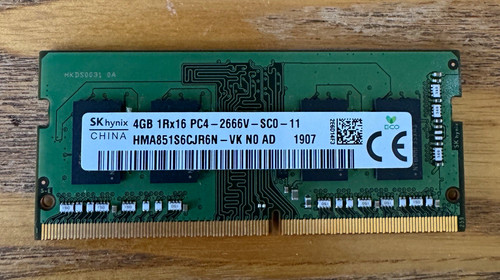 Hynix 4gb ddr4 dimm - ddr4, so-dimm