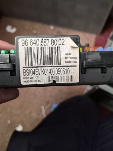 Peugeot citroen bsi module - citroen,