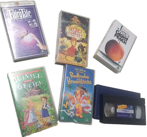 Children vhs cartoons - children's,