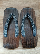 Japanese Traditional Geta Sandals Clogs Wooden Sandals UK size 5.5