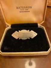 Silver name brooch Circa 1908-