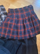 zara pleated mini skirt