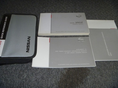 2005 nissan 350z owner manual - 2005,