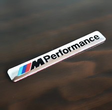 M Performance Alloy Badge Emblem Self Adhesive Styling Sticker Fits BMW M Sport