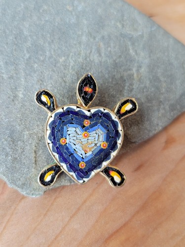 Italian micro mosaic - , turtle