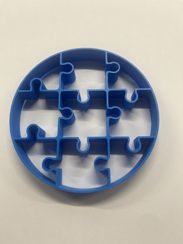 Puzzle cookie cutter baking - cookie,