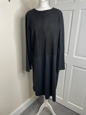 Oska Black Boiled Wool & Faux