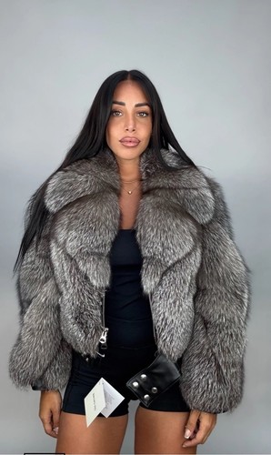 Silver fox fur size - fox,