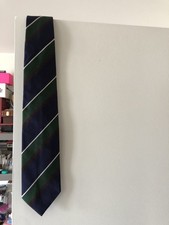 Drake's 100% silk stripe tie