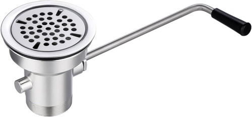 Commercial sink drain with - drain,