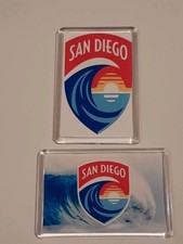 San Diego Football Club Acrylic Fridge Magnet Set Of 2 MLS Soccer