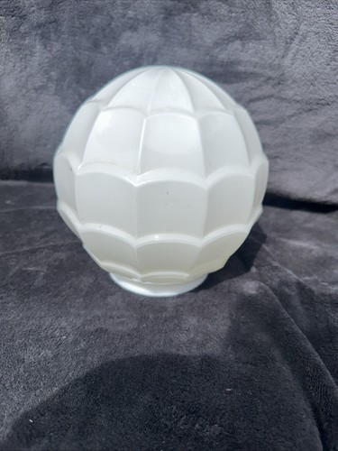 Art deco opaque milk glass - opaque,