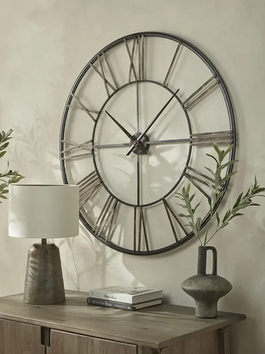 Oversized cut out clock - cut,