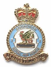 RAF No 3 Squadron Royal Air Force Small Pin Badge 