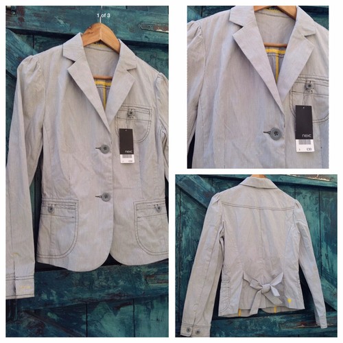Womens jacket blue - jacket, white