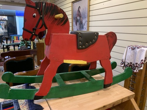 Handmade wooden rocking - handmade, horse