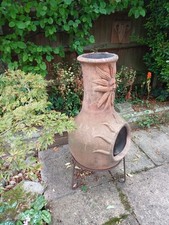Chiminea Patio Heater Outdoor Large Terracotta Clay Chiminea Garden