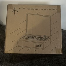 Retro Turntable Record Player