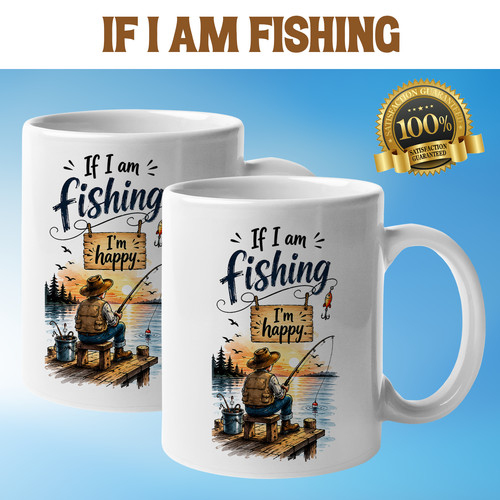 Fishing mug funny - if,