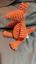 Retired Rare Jellycat Cordy Roy Corduroy Aardvark Kangaroo Soft Toy in Orange