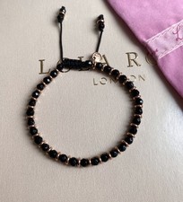 Lola Rose / Nikki and Me -  Black Faceted Adjustable Crystal Bracelet