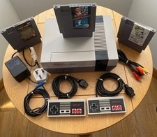 Nintendo Nes Original Console,Plus Original Nes Games Accessories.