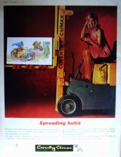 COVENTRY CLIMAX 1965 Fork-Lift Truck Advert Print #7 - Original Ad to Frame