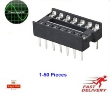 16 pin DIL Dual in Line Integrated Circuit IC Socket. 1-50 Pcs. Fast Delivery.