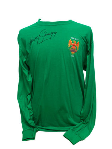 Harry gregg signed - signed, manchester