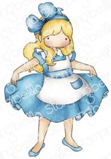Clear Rubber Stamp - Alice in