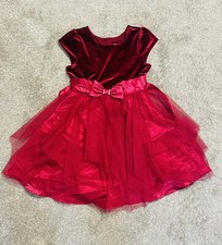 Gorgeous Jona Michelle girls size 10 wedding dress burgundy glittery party Park