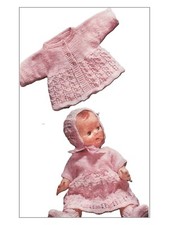 Baby doll knitting pattern in