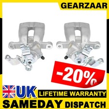 Pair Rear Brake Calipers For Vauxhall Opel Astra G H Combo Meriva