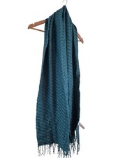 Women Winter Scarfs Neck Warmer Shawl Wrap Cyan Matalan One Size Acrylic Ex