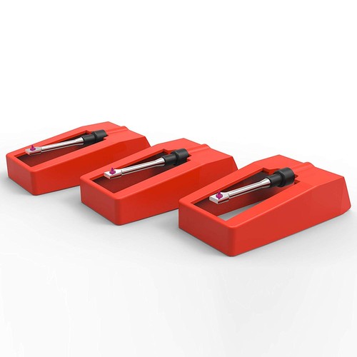 3pcs red replace diamond - red,