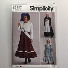 Simplicity 9352 Suffragette