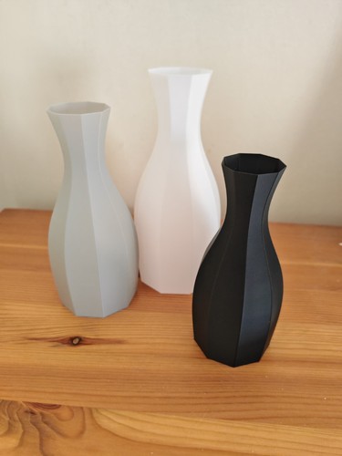 Printed vase geometric - printed,