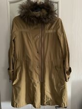 Womens NEXT Mustard Colour Padded Parka Style Jacket UK Size 8