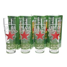 Heineken Pint Glasses 150th special edition boxed set of 4