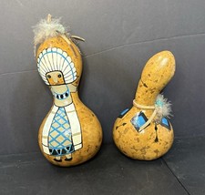 Set of Native American Painted