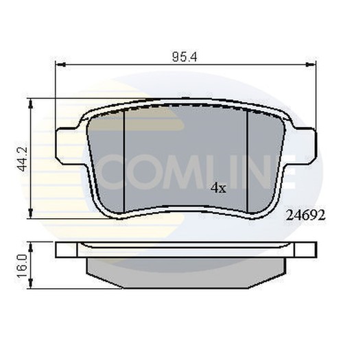 Brake pads set for - pads,