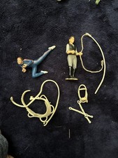 42002 Rare Vintage Schleich Vaulting Riding Set With Trainer And Rider