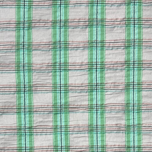 Green and white - and,